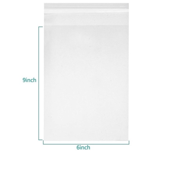 50pcs~ Bundle 25 (6x9”) & 25 (10x13”) Clear Cello Bags w/Free Stickers 🦎🆕🦎 - Picture 9 of 11